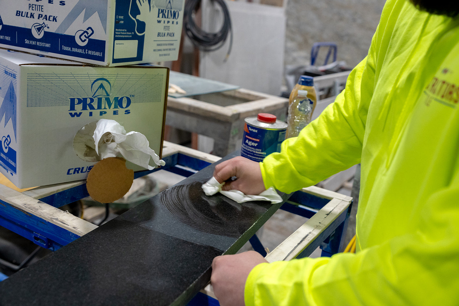 Lint Free Spun Lace Wipes