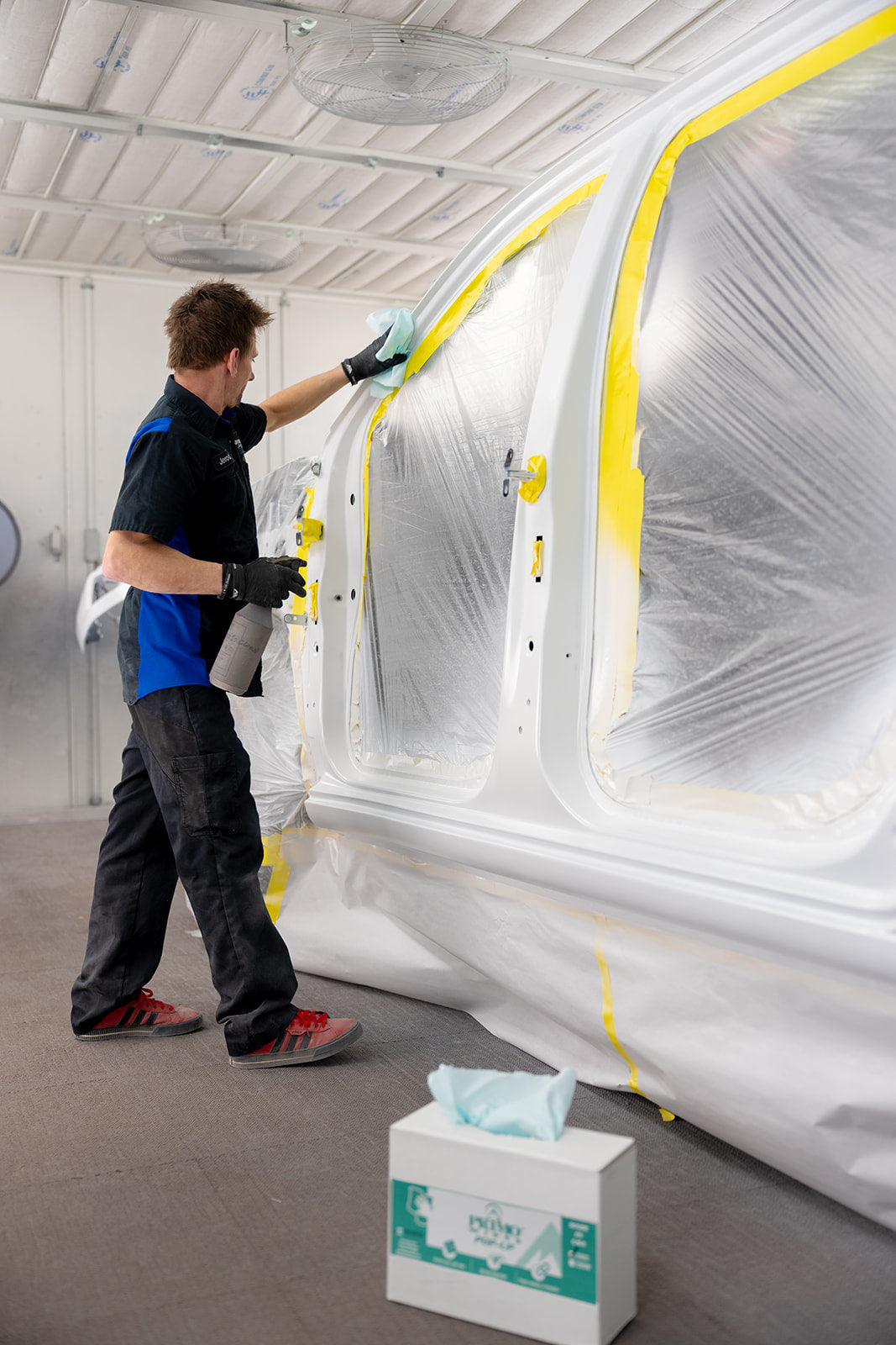 Premium Auto Paint Prep Wipes⎮Lint Free Flatpack (500+ Ct)⎮Telesto Telesto Products LLC