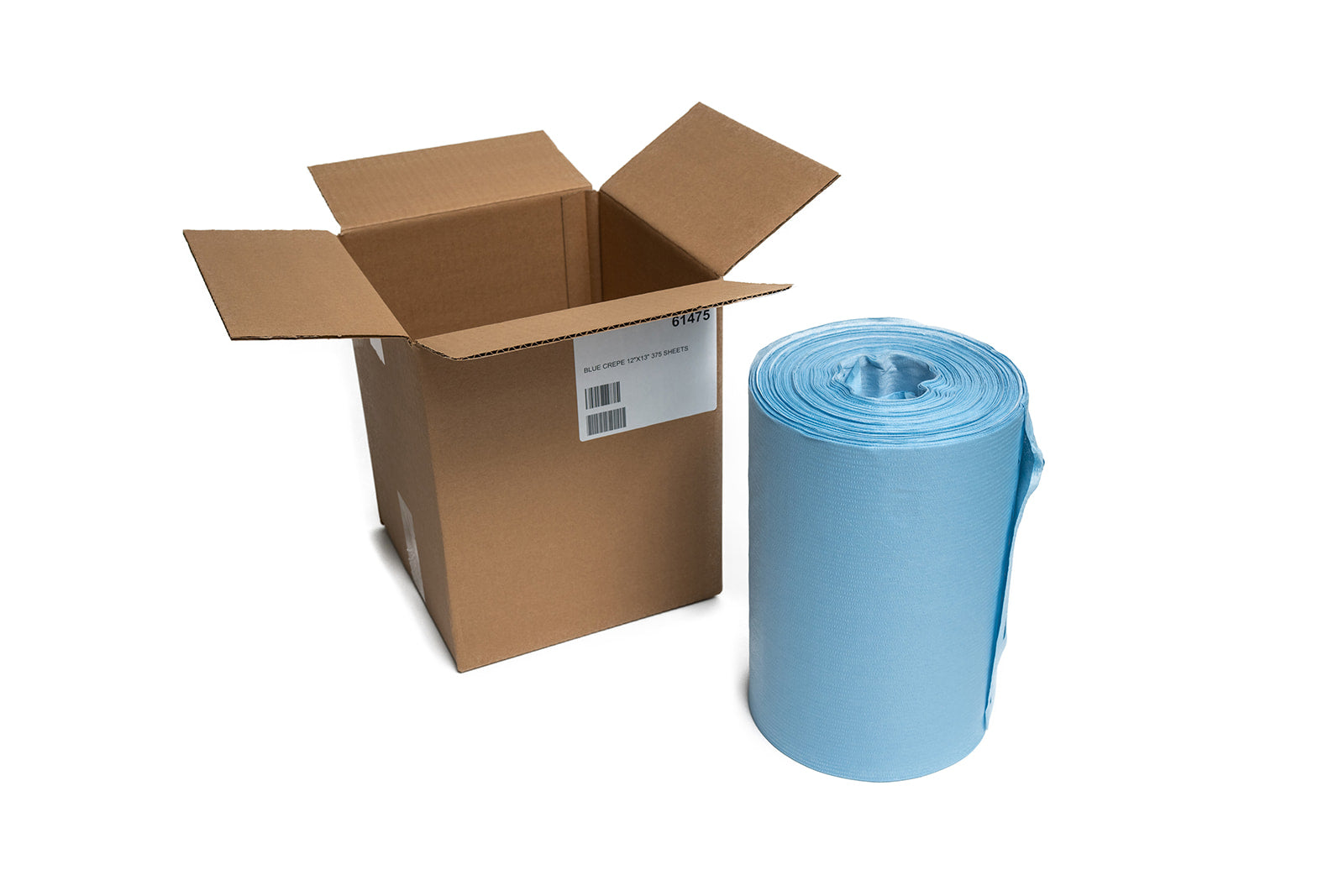 Blue Spunlace Shop Towels Perforated Roll Telesto Products