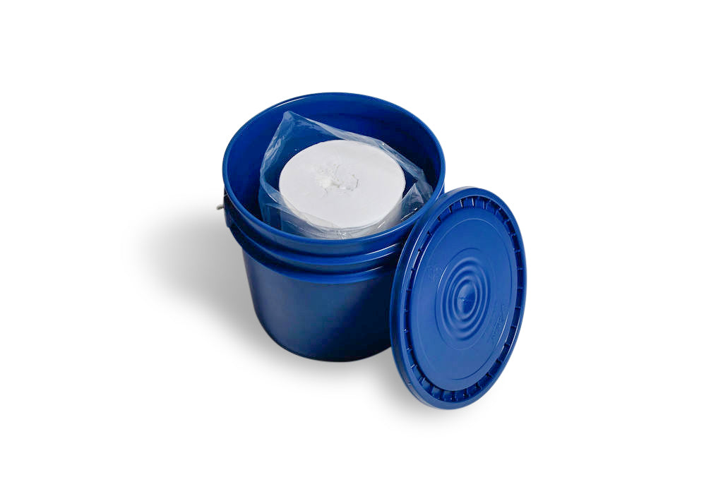 Blue Bucket & 300 Spunlace Prep Wipes Telesto Products LLC