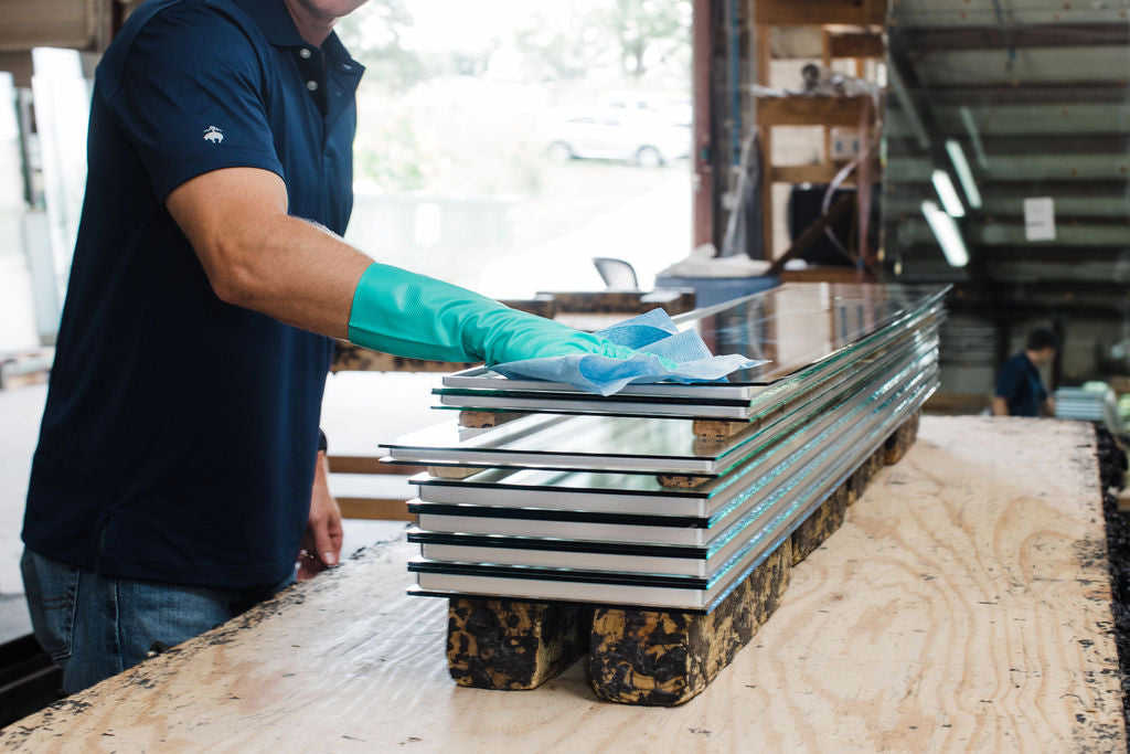 Blue Shop Towels Creped Flatpack Telesto Products LLC
