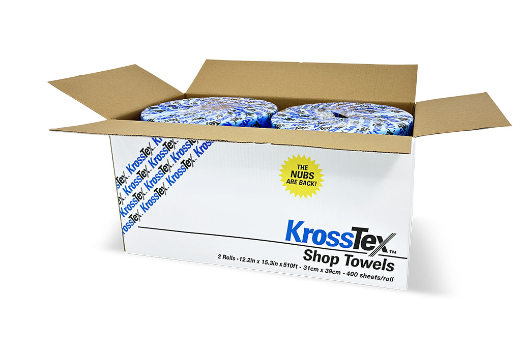 KrossTex® Shop Towels Quarterfold Telesto Products LLC