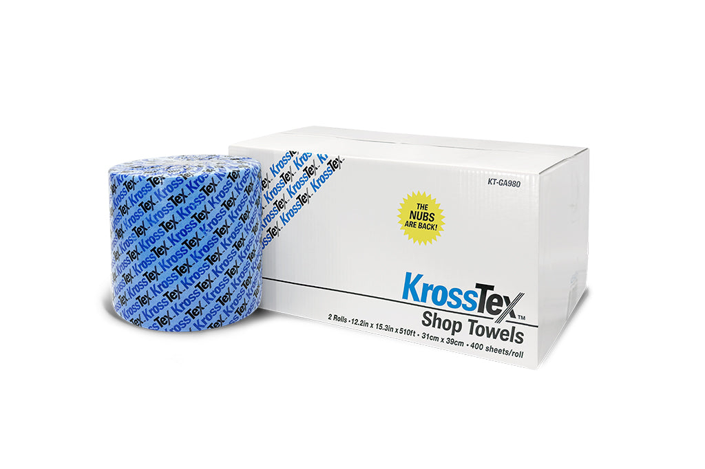 KrossTex® Shop Towels Quarterfold Telesto Products LLC