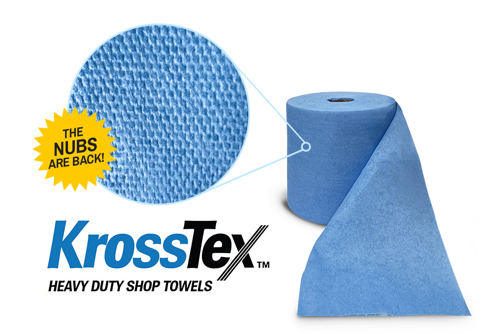 KrossTex® Shop Towels Quarterfold Telesto Products LLC