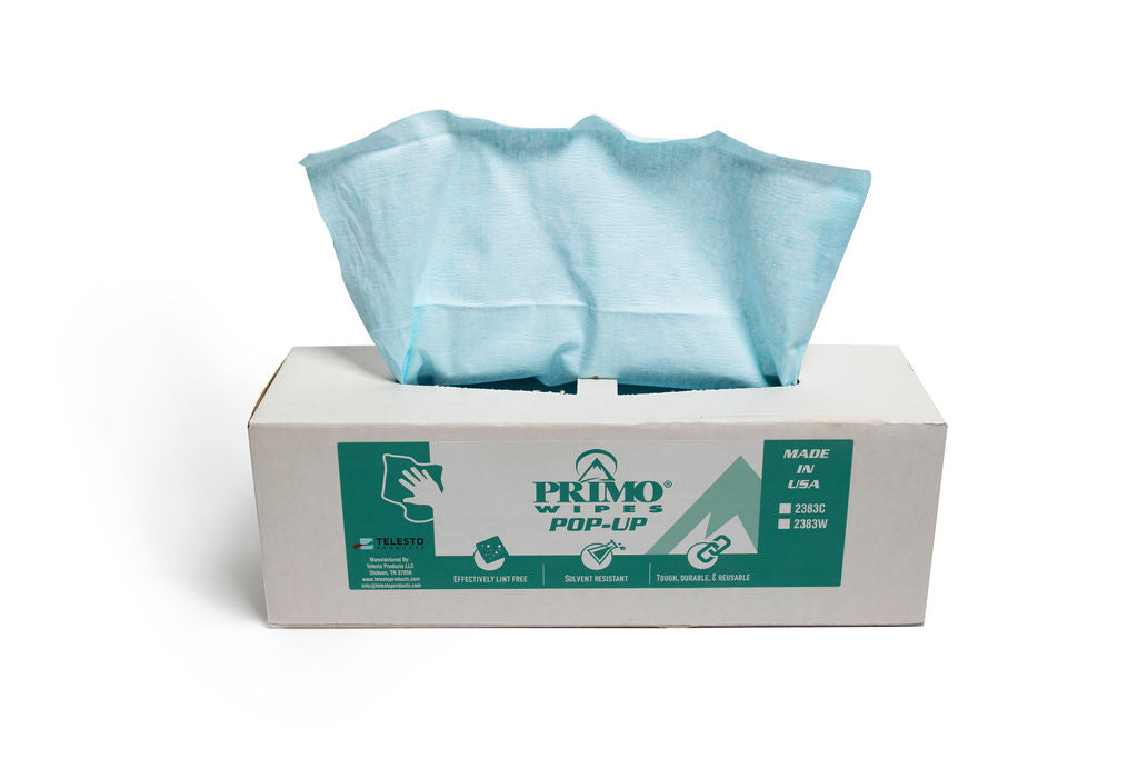 The Myth of Lint-Free Paper & Shop Towels: Why Spunlace Wipes are the Superior Choice for Lint Free Cleaning & Surface Prep