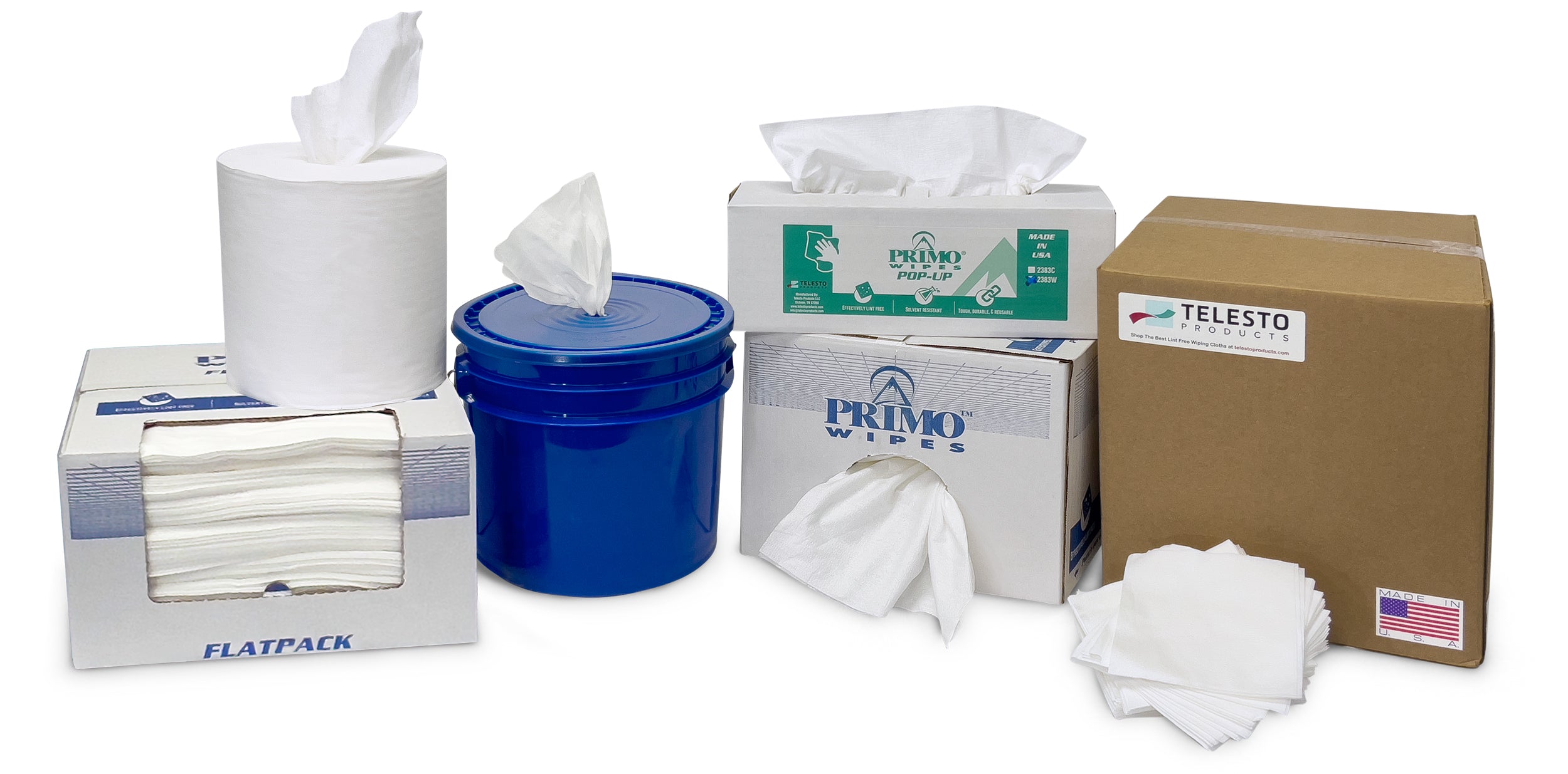 White Shop Towels | Telesto Products