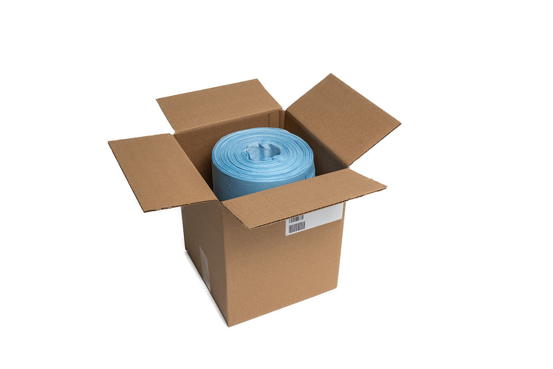 Blue Spunlace Shop Towels Perforated Roll Telesto Products