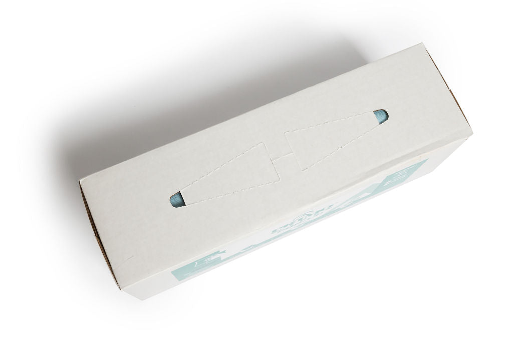 Primo® Wipes Blue Shop Towels Pop-Up Box Telesto Products LLC